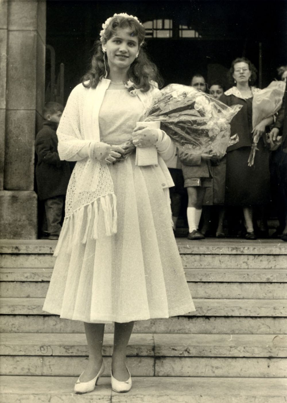 Photographie de la Rosière de l’année 1957 ©Coll. Musée de l’Histoire vivante