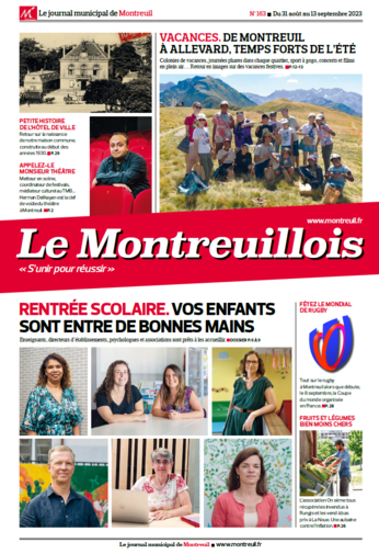 Le Montreuillois n°163 - du 31 août au 3 septembre 2023