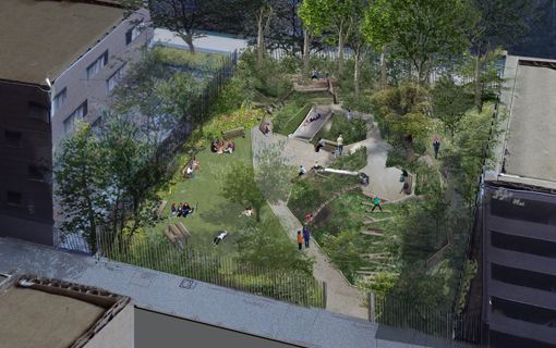 Square Beethoven : un nouvel écrin de verdure dans le quartier Bel Air - Grands-Pêchers