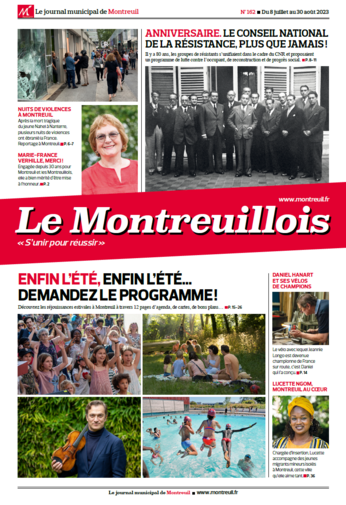 Le Montreuillois n°162 - du 8 juillet au 30 août 2023