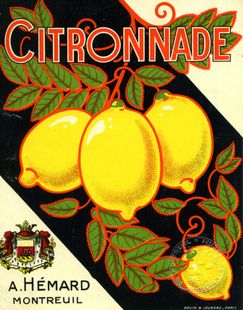 Affiche publicitaire de la citronnade ©Coll. Musée de l’Histoire vivante