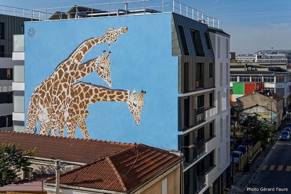 "Les girafes" (2018) © Mosko