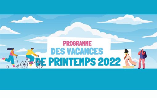 Programme des vacances de printemps dans les antennes jeunesse