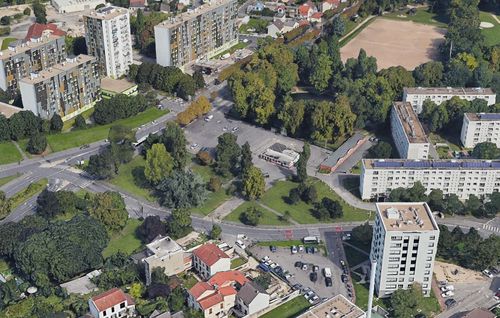 Montreuil - La place des Ruffins avant les travaux