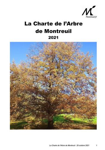 La Charte de l’Arbre de Montreuil 2021