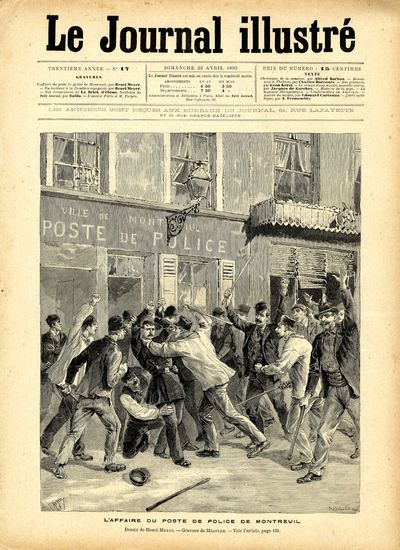 Couverture du journal Le Journal illustré du 23 avril 1893 ©Le Monde illustré /Coll. Musée de l’Histoire vivante