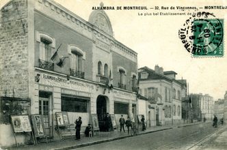 Carte postale de l’Alhambra au 32 rue de Vincennes ©Coll. Musée de l’Histoire vivante