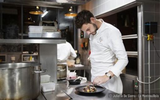 Excellence : Camille Saint M'Leux, chef du restaurant Villa9Trois à Montreuil, récompensé d'une prestigieuse « étoile au Michelin »