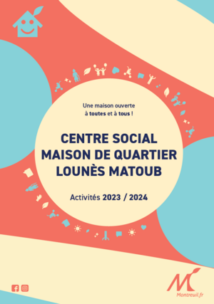 Les activités du centre social Lounès Matoub 2023-2024