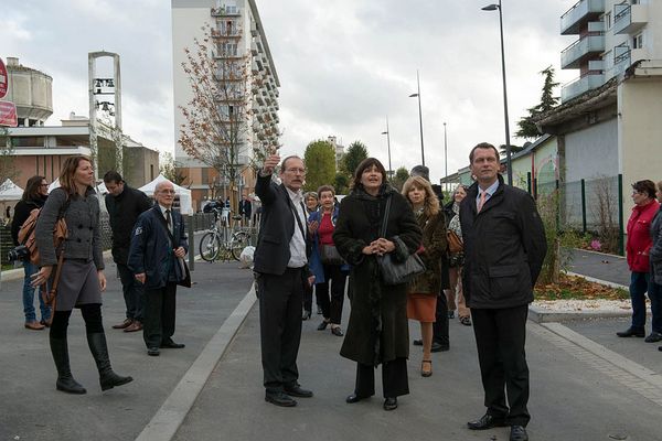 Inauguration de la rue Cottbus à Montreuil en 2015