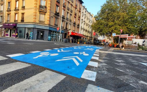 Les aménagements cyclables de la rue Étienne Marcel bientôt achevés !