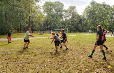 touch rugby au Parc Montreau