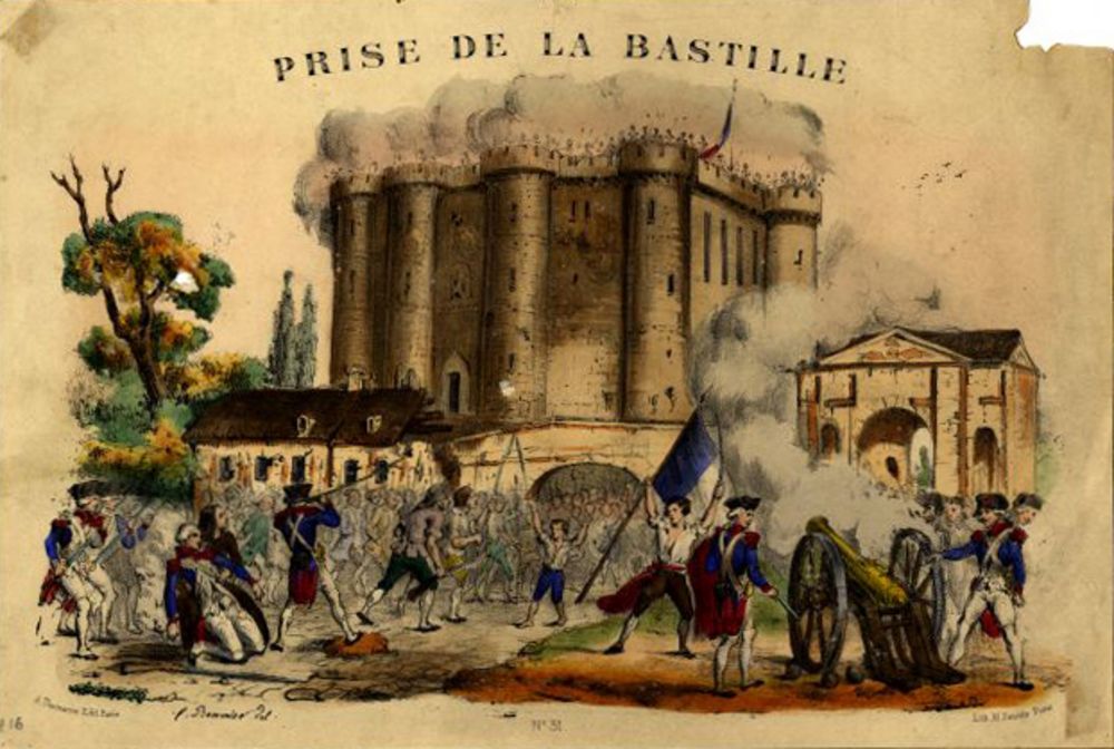 La prise de la Bastille (estampe) ©Coll. Musée de l'Histoire vivante