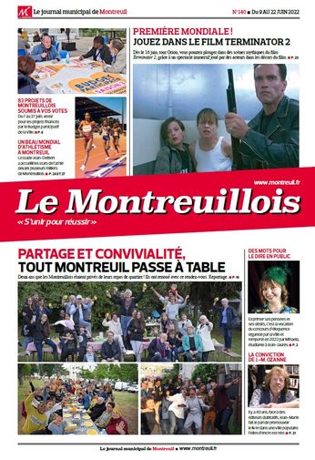 Le Montreuillois n°140 - du 9 au 22 juin 2022
