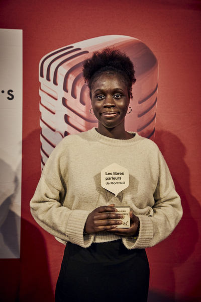 Sirra Diombana, lauréate des libres-parleurs de Montreuil 2024