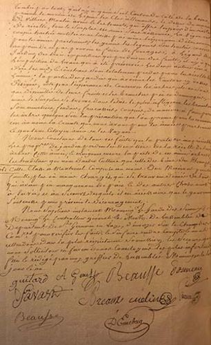 Suite de la lettre extraite du Registre de l’Assemblée municipale, 1788-1790 ©Archives municipales de la ville de Montreuil
