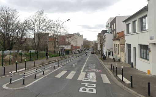 Rénovation de la couche de roulement et reprise de la signalisation horizontale Boulevard Henri Barbusse