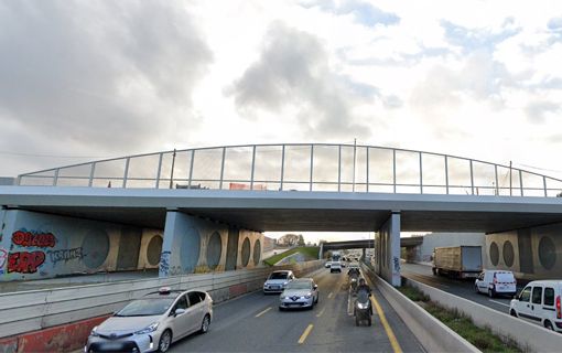 Travaux du prolongement du T1 : fermeture du pont de l'A3