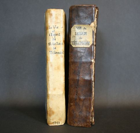 Dos des ouvrages de Michel Tronchay sur la vie de Le Nain de Tillemont © Coll. Musée de l’Histoire vivante