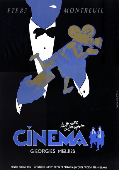 Affiche du cinéma Méliès pour l’été 1987 ©Coll. Musée de l’Histoire vivante