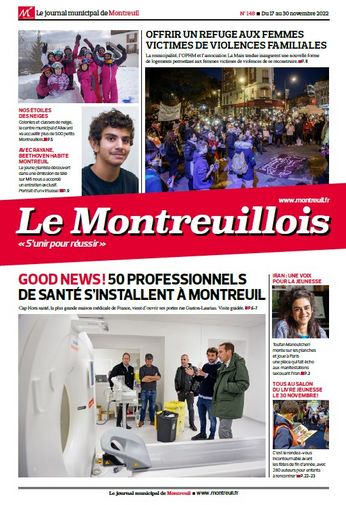 Le Montreuillois n°148 - du 17 novembre au 30 novembre 2022