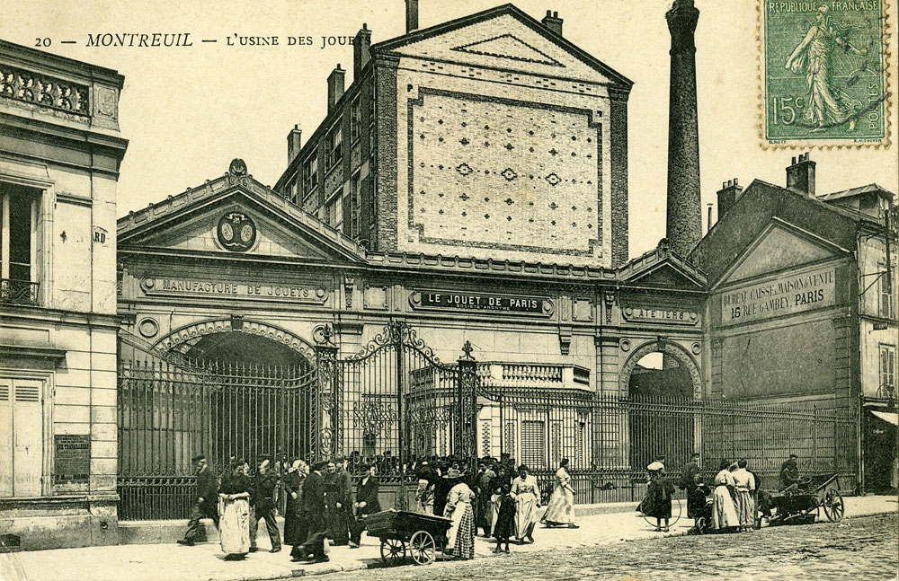L’usine JEP au début du XXe siècle (carte postale) ©Coll. Musée de l’Histoire vivante