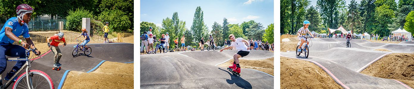 Montreuil | Les chemins de la glisse | La piste de pumptrack