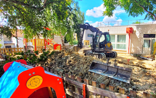 Les travaux d'été dans les écoles